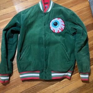 Mishka Mnwka “Keep Watch” Corduroy BomberJacket - Green
